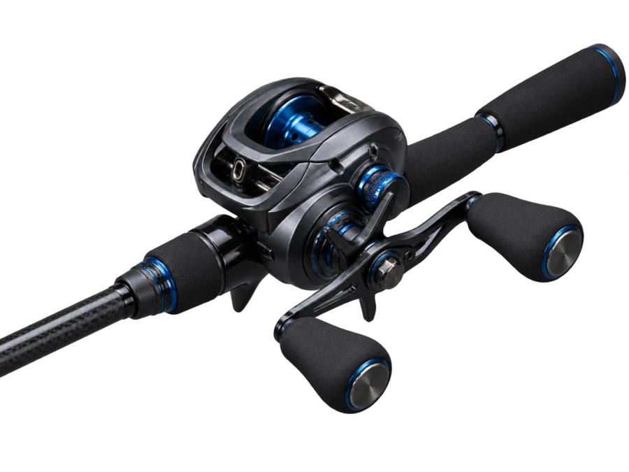 Baitcasting reel and rod