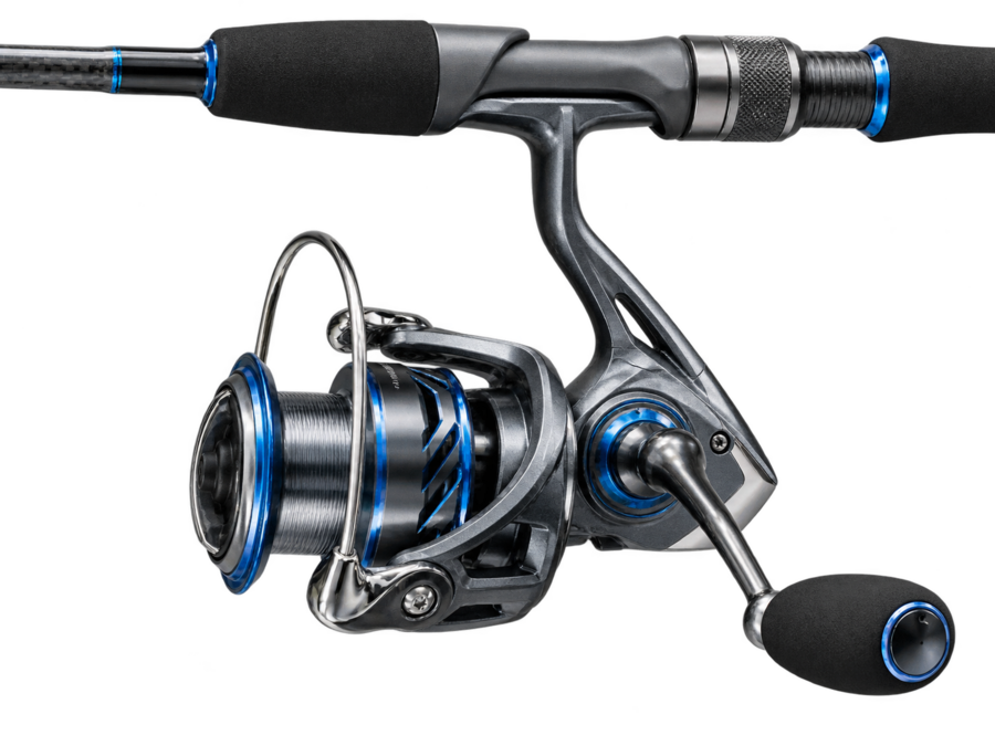 Spinning reel and rod